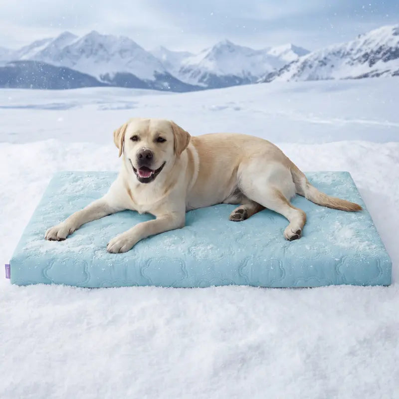 Bedsure Cooling Dog Thin Mat - Breathable & Stay Cool, Non-Slip & Easy to Clean