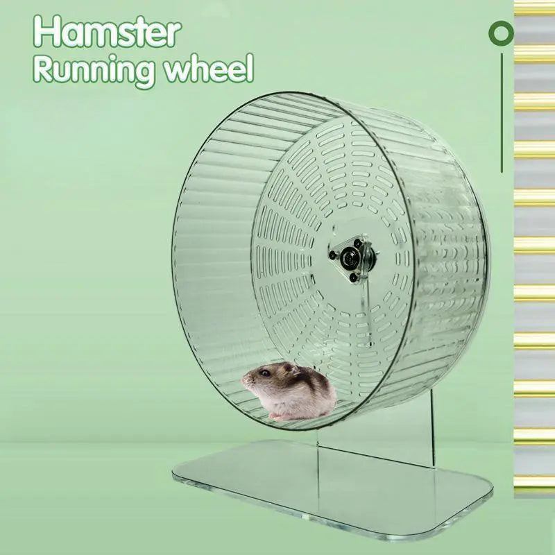 1Pc Hamster Running Wheel, Silent Running Wheel for Hamsters and Small Pets Exercise Supplies Hamster Wheel Accessories for Hamster, Hamster Cage Accessories