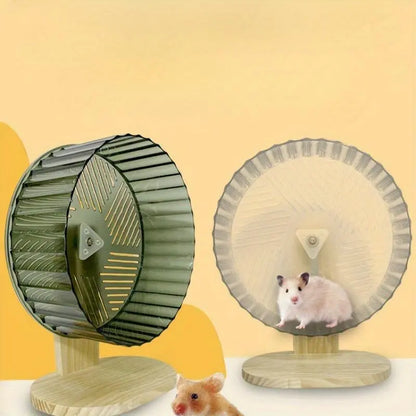 1Pc Hamster Running Wheel, Silent Running Wheel for Hamsters and Small Pets Exercise Supplies Hamster Wheel Accessories for Hamster, Hamster Cage Accessories