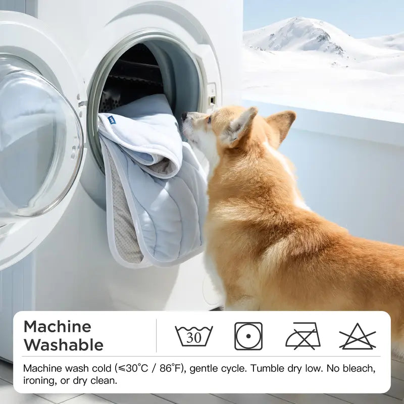 Bedsure Cooling Dog Thin Mat - Breathable & Stay Cool, Non-Slip & Easy to Clean