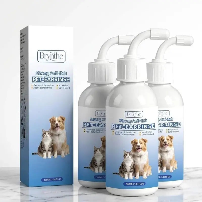 Safe Animal Ear Cleaner Spray for Dogs & Cats - Gentle