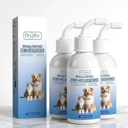 Safe Animal Ear Cleaner Spray for Dogs & Cats - Gentle