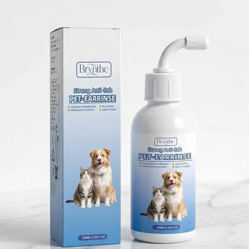 Safe Animal Ear Cleaner Spray for Dogs & Cats - Gentle