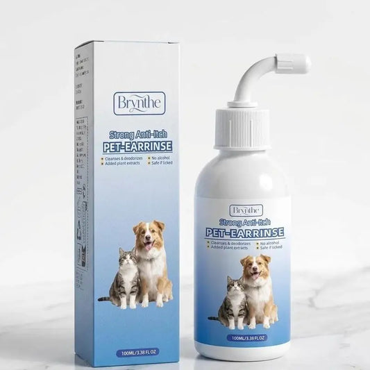 Safe Animal Ear Cleaner Spray for Dogs & Cats - Gentle