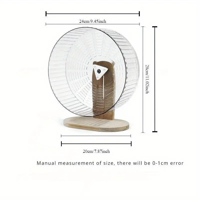 1Pc Hamster Running Wheel, Silent Running Wheel for Hamsters and Small Pets Exercise Supplies Hamster Wheel Accessories for Hamster, Hamster Cage Accessories