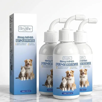 Safe Animal Ear Cleaner Spray for Dogs & Cats - Gentle