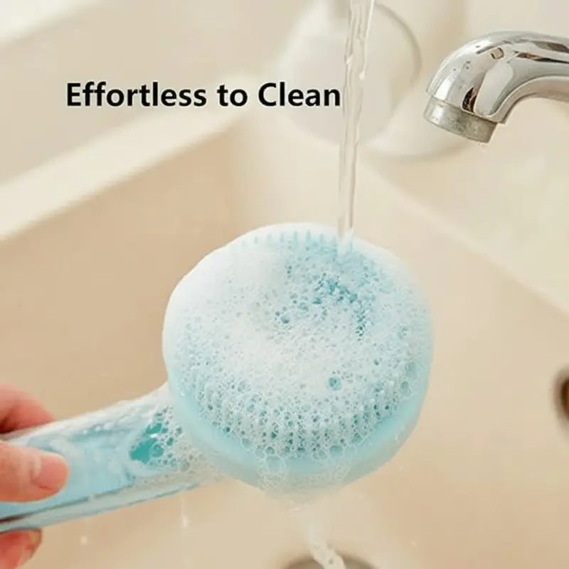 2026 New Universal 2-In-1 Pet Bathing Deshedding Brush - Ergonomic Handle, Plastic Body, Built-In Shampoo Dispensing, 8In×3In×4In Massage Aid, Reduces Shedding, Boosts Blood Circulation for Dogs (Home Supplies)